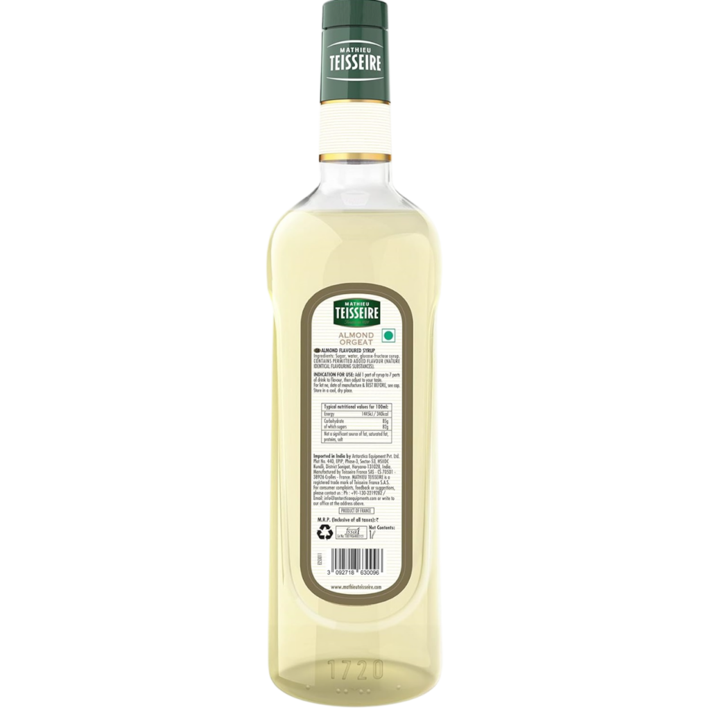 Сироп Mathieu Teisseire Orgeat (Мигдальний)
